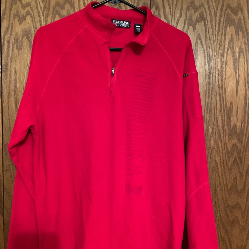Gear Nebraska Huskers Fleece 3/4 Zip Top Size L
